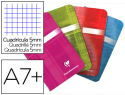 22011 - Carnet piqué clairefontaine papier vélin velouté couverture pelliculée lavable 9x14cm 96 pages 90g 5x5mm