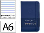 Antartik 171163 - Carnet fermeture elastique antartik notes couverture     rigide a6 ligne 100 feuilles  80gr fsc coloris bleu marine