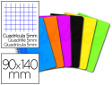 21644 - Carnet oxford reliure intégrale couverture pelliculée lavable souple 9x14cm 100 pages 90g 5x5mm coloris assortis