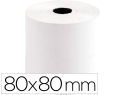 935089 - Bobine thermique q-connect 80mm largeur x 80mm diametre  55gr sans bisphenol a