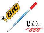 VELLEDA 11589 - Marqueur bic velleda 1721 effaçable pointe ogive 1mm encre alcool sans odeur corps plastique rouge
