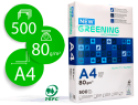 929591 - Papier multifonction  greening a4 80g haute        qualité pefc blancheur 146 opacité 92 rigidité 112 500f .