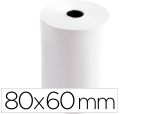 Q-Connect 97018 - Bobine thermique q-connect 80mm largeur x 60mm diametre  55gr sans bisphenol a