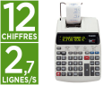 63919 - Calculatrice impression bicolore canon mp120 12 chiffres fonction horloge et calendrier