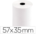 Q-Connect 974323 - Bobine thermique q-connect 57mm largeur x 35mm diametre  58gr pour tpe sans bisphenol  a