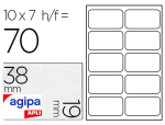 Apli kids 37920 - Étiquette adhésive apli agipa bureau 19x38mm pochette 70 unités