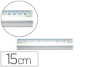 38304 - Règle maped 15cm plate spéciale trousse embouts protect system anti-bruit aluminium anodisé résistance optimale