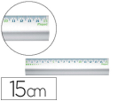 Maped Group 38304 - Règle maped 15cm plate spéciale trousse embouts protect system anti-bruit aluminium anodisé résistance optimale