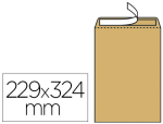 Gpv 23399 - Pochette kraft gpv autocollante économique c4 229x324mm 90g fenêtre 50x100mm boîte 250 unités
