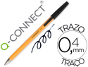 29196 - Stylo-bille q-connect écriture fine 0.3mm encre classique bille indéformable capuchon encre couleur noir