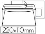 Gpv 27079 - Enveloppe gpv green dl 110x220mm 75g adhésive fenêtre 35x100mm coloris blanc boîte 500 unités