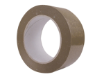 Q-Connect 38132 - Ruban adhésif q-connect polypropylène 60 microns sans solvant recyclable silencieux 50mmx100m coloris havane