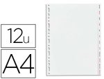 Oxford University Press 39460 - Intercalaire oxford polypropylène souple gris 12 positions a4 210x297mm désignation mensuel onglets bicolores