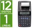 155114 - Calculatrice q-connect impression ecran 12 chiffres  addition soustraction memoire 192x98x44mm coloris noir