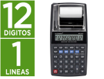 Q-Connect 155114 - Calculatrice q-connect impression ecran 12 chiffres  addition soustraction memoire 192x98x44mm coloris noir