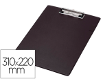Q-Connect 168502 - Porte-bloc q-connect carton recouvert pvc  paisseur 3mm   porte-stylo 220x310mm coloris noir