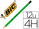 13139 - Crayon graphite bic critérium 550 4h bois hexagonal tête trempée baguée excellente taillabilité