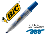 VELLEDA 11370 - Marqueur bic velleda 1751 effaçable pointe biseautée tracé 2/5mm encre base alcool inodore corps plastique bleu