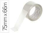 Q-Connect 63584 - Ruban adhesif q-connect polypropylene pour emballage  45 microns 66mx75mm coloris   transparent