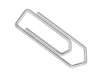 Q-Connect 28856 - Trombone q-connect galvanisé 32mm boîte carton 100 unités