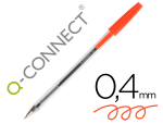 Q-Connect 17812 - Stylo-bille q-connect écriture moyenne 0.7mm encre classique bille indéformable capuchon couleur encre rouge
