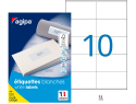 10039 - Étiquette adhésive apli agipa multi-usage 105x57mm toute imprimante boîte 1000 unités