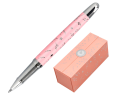 171484 - Roller belius collection1 aluminium encre noire coloris rose design relief argente    boite design
