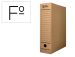 Liderpapel 171285 - Boite a archives liderpapel carton recycle 325g/m2 dos    100mm kraft 365x100x251mm