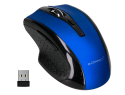 155697 - Souris q-connect sans fil optique 1000dpi recepteur usb 2,4ghz coloris bleu