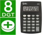 Liderpapel 166939 - Calculatrice de poche liderpapel xf01 8 chiffres    avec pile 99x64x9 mm coloris  noir