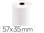 Q-Connect 170327 - Bobine thermique q-connect 57mm largeur x 35mm diametre  70gr pour tpe sans bisphenol  a