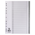 Q-Connect 170379 - Intercalaire q-connect numerique 1-31 plastique 31   positions a4 indice           multiperfore