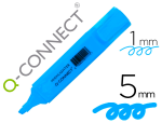 Q-Connect 10844 - Surligneur q-connect tracé 2/5 mm pointe biseautée couleurs éclatantes bleu