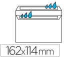 Sans marque 23435 - Enveloppe économique c6 114x162mm 80g autocollante coloris blanc boîte 500 unités