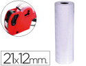 936091 - Étiquette adhésive q-connect pour étiqueteuse 1 ligne 8 chiffres format 21x12mm coloris blanc rouleau 1000 unités