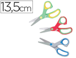 Liderpapel 973102 - Ciseaux liderpapel asymétrique pointe arrondie anti-coupe manche ergonomique 135mm