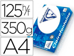 Clairefontaine 15938 - Papier clairefontaine clairalfa extra blanc a4 350g/m2 blancheur 170 opacité 93 rigidité 135 toucher satiné 125 feuilles