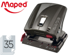 Maped Group 48611 - Perforateur maped advanced métal a6303 entraxe 80mm capacité perforation 35 feuilles 2 trous gris foncé 142x77x126mm