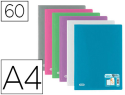47664 - Protège-documents elba hawaï polypropylène couverture rigide a4 porte-étiquette 60 pochettes 120 vues coloris assortis