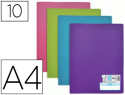 51631 - Protège-documents elba memphis pp couverture semi-rigide 10 pochettes 20 vues a4 210x297mm coloris assortis style