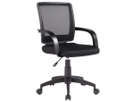 Q-Connect 156264 - Chaise bureau q-connect rotative base nylon maille    maximum supporte 120kg        900+100x560x570mm coloris noir