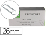 Q-Connect 28854 - Trombone q-connect galvanisé 26mm boîte carton 100 unités