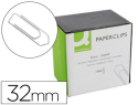 28875 - Trombone q-connect galvanisé 32mm boîte carton 1000 unités