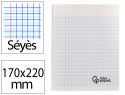 171132 - Cahier piqure liderpapel couverture pp 170x220mm 96p   seyes incolore