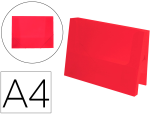 Liderpapel 160951 - Boite classement liderpapel polypropylene 750 microns dos rigide 50mm a4 210x297mm      coloris rouge translucide