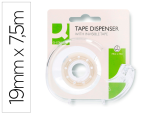 Q-Connect 153358 - Ruban adhésif q-connect invisible 7.5mx19mm dévidoir