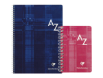 Clairefontaine 22043 - Répertoire clairefontaine reliure intégrale papier vélin velouté couverture lavable 170x220mm 180 pages 90g 5x5mm