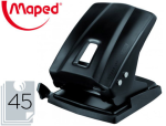 Maped Group 36954 - Perforateur maped essentials métal e4044 capacité perforation 40 feuilles 2 trous réglette multi formats 140x117mm
