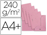 Oxford University Press 39407 - Chemise kraft oxford hv kraft 240g 235x320mm armoire et caisse 2 rabats intérieurs indexation rose pastel pack 25 unités