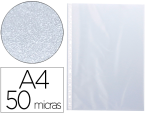 Q-Connect 19390 - Pochette q-connect polypropylène grainé 5/100e eco perforée antistatique a4 210x297mm sachet 100 unités